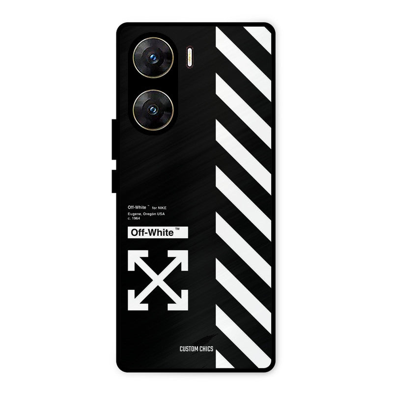 Off White Vivo V29e Mobile Back Cover - Aesthetic PrintShield Case