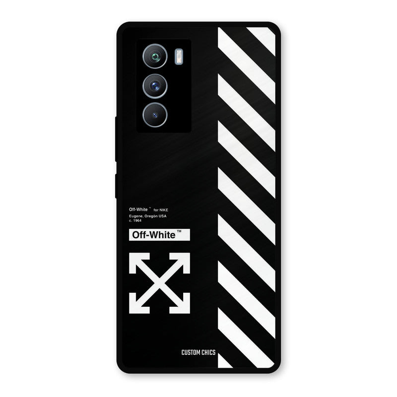 Off White iQOO 9SE Mobile Back Cover - Aesthetic PrintShield Case