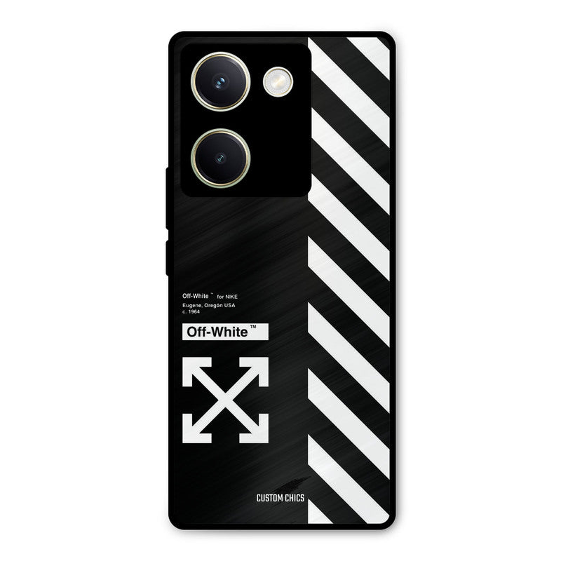 Off White Vivo Y200 Pro Mobile Back Cover - Aesthetic PrintShield Case