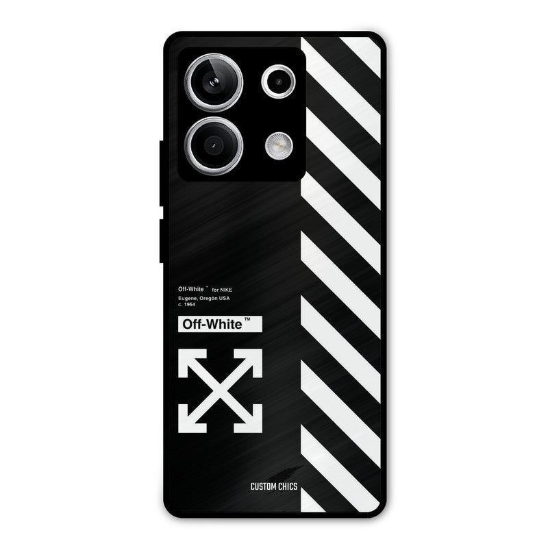 Off White Redmi Note 13 5G Mobile Back Cover - Aesthetic PrintShield Case