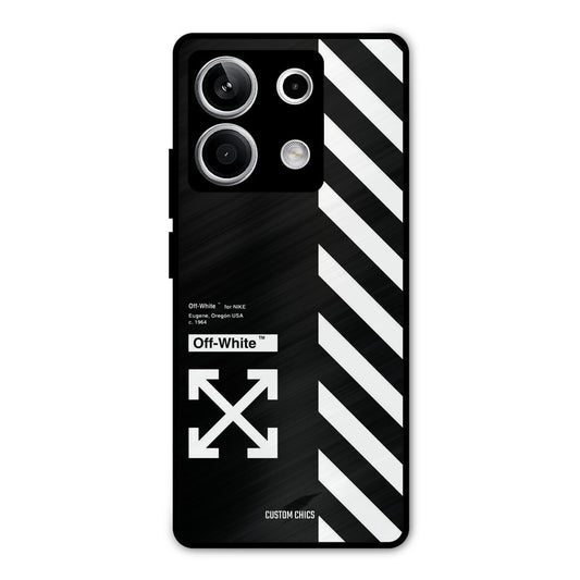 Off White Redmi Note 13 5G Mobile Back Cover - Aesthetic PrintShield Case