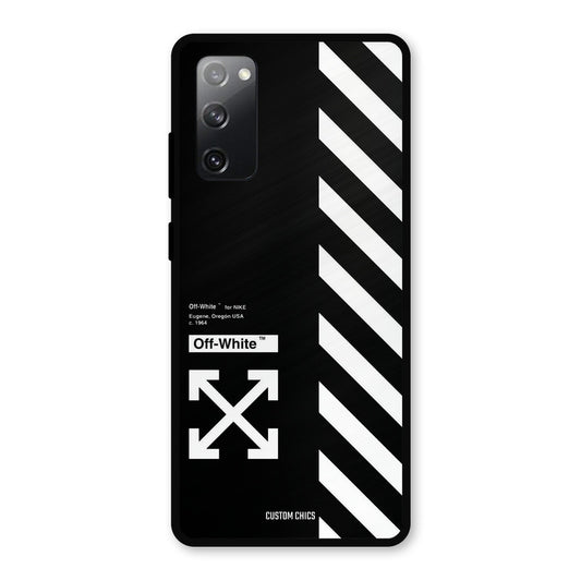 Off White Samsung Galaxy S20 FE 5G Mobile Back Cover - Aesthetic PrintShield Case