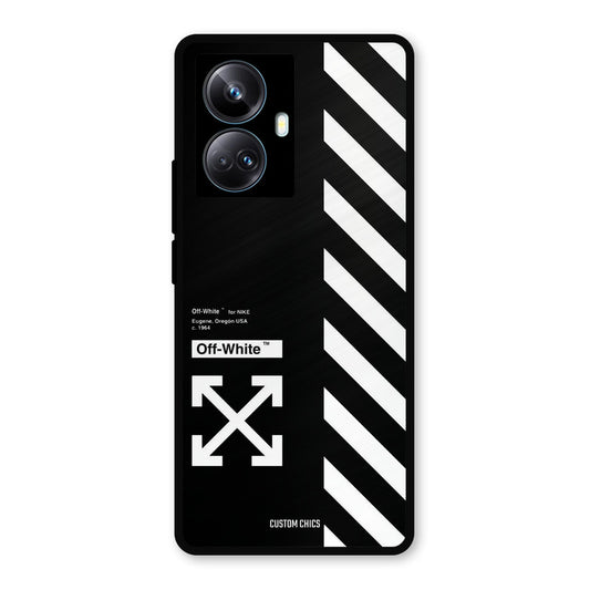 Off White Realme 10 Pro Plus Mobile Back Cover - Aesthetic PrintShield Case