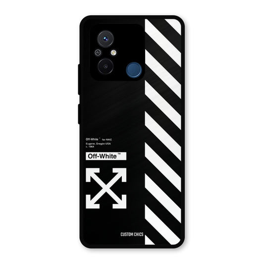 Off White Redmi 12c Mobile Back Cover - Aesthetic PrintShield Case