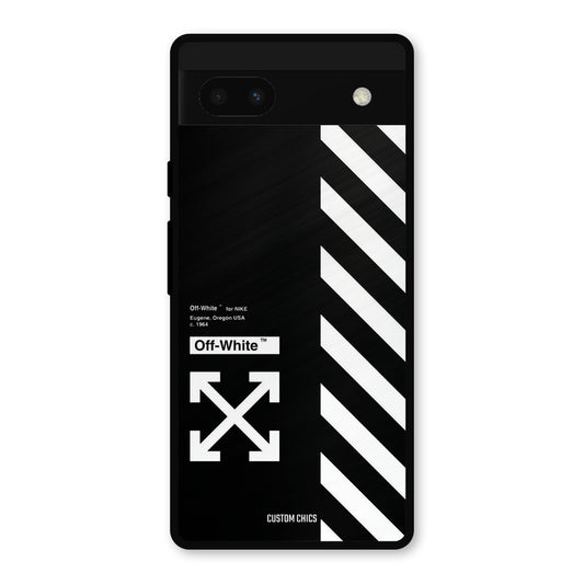 Off White Google Pixel 6a Mobile Back Cover - Aesthetic PrintShield Case
