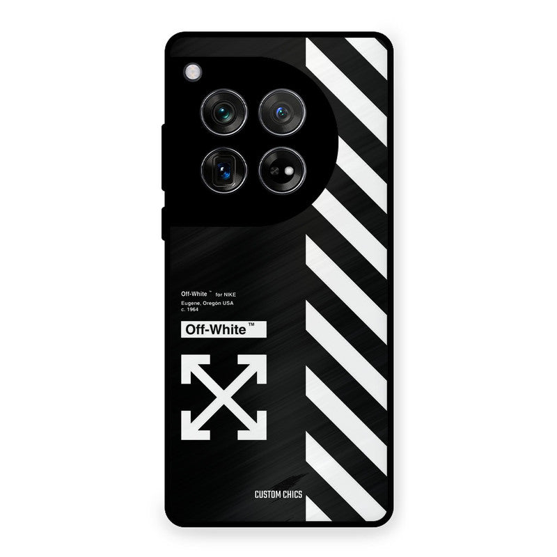 Off White OnePlus 12 Mobile Back Cover - Aesthetic PrintShield Case