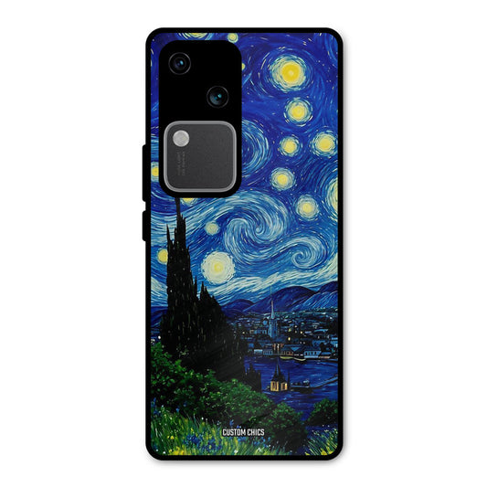 Oil Painting Vivo V30 Mobile Back Cover - Aesthetic PrintShield Case
