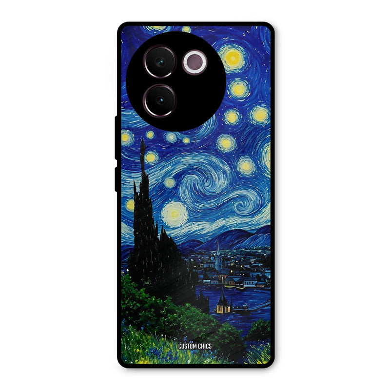 Oil Painting Vivo V30e Mobile Back Cover - Aesthetic PrintShield Case
