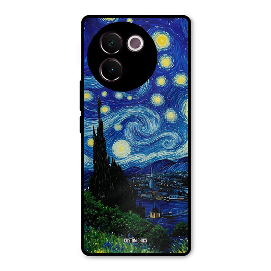 Oil Painting Vivo V30e Mobile Back Cover - Aesthetic PrintShield Case