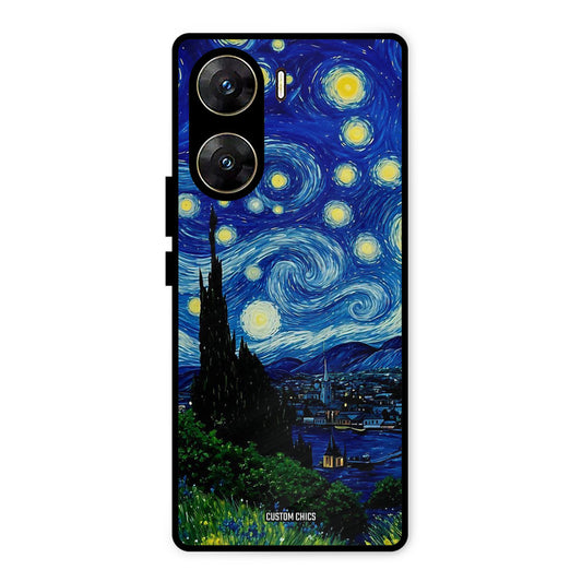 Oil Painting Vivo V29e Mobile Back Cover - Aesthetic PrintShield Case