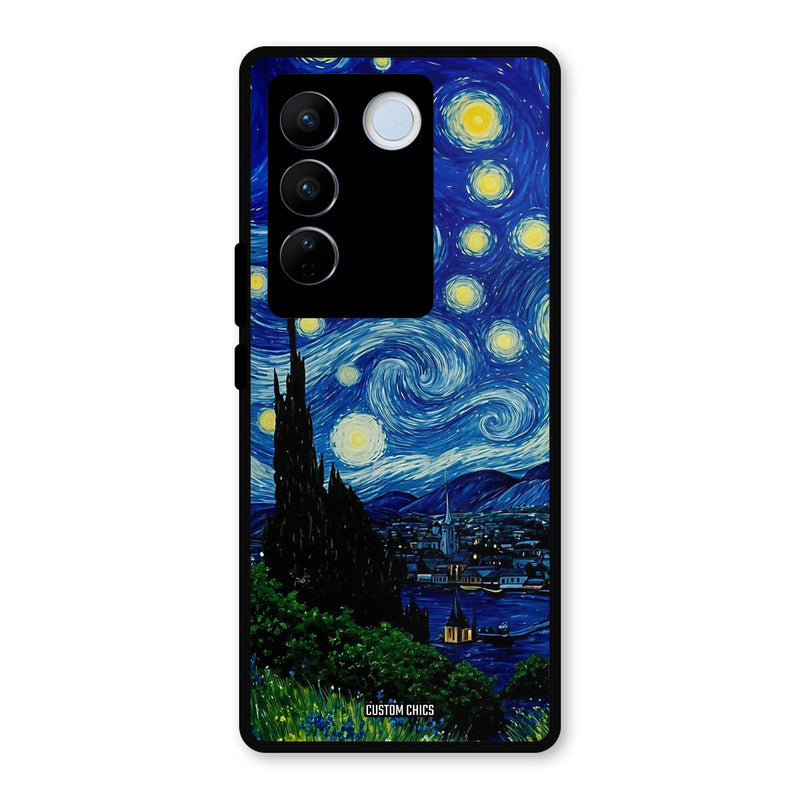 Oil Painting Vivo V27 Pro Mobile Back Cover - Aesthetic PrintShield Case