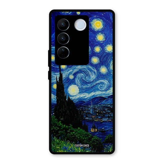 Oil Painting Vivo V27 Pro Mobile Back Cover - Aesthetic PrintShield Case