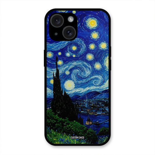 Oil Painting iPhone 15 Plus Mobile Back Cover - Aesthetic PrintShield Case
