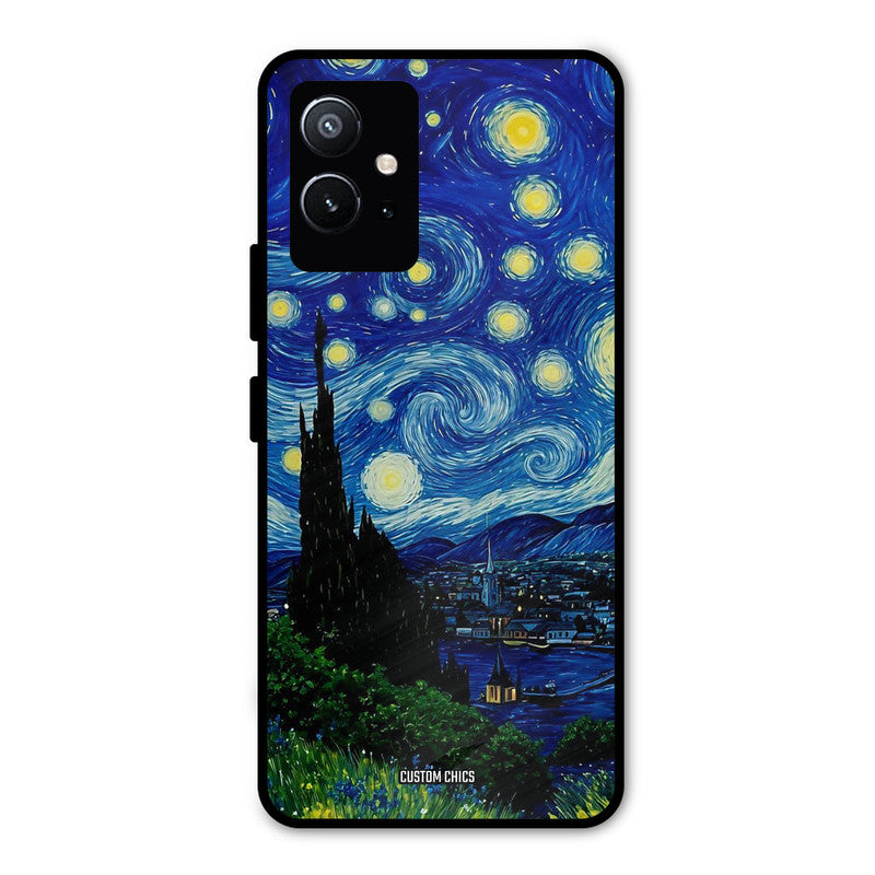 Oil Painting Vivo Y75 5G Mobile Back Cover - Aesthetic PrintShield Case
