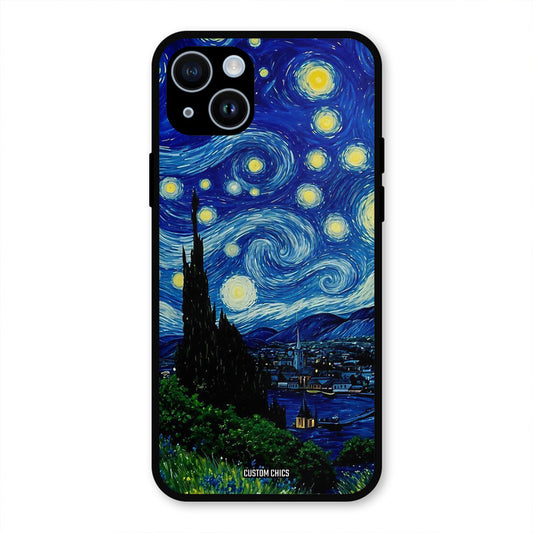 Oil Painting iPhone 14 Mobile Back Cover - Aesthetic PrintShield Case