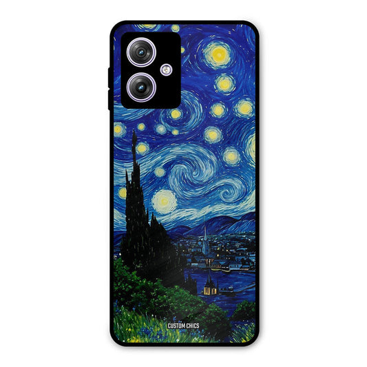 Oil Painting Moto G54 Mobile Back Cover - Aesthetic PrintShield Case
