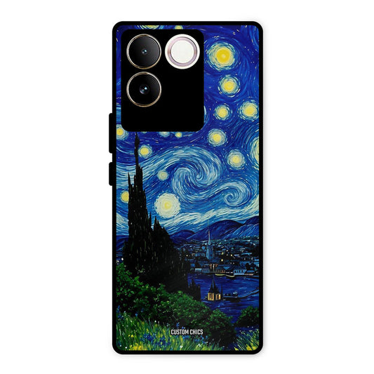 Oil Painting Vivo T2 Pro Mobile Back Cover - Aesthetic PrintShield Case