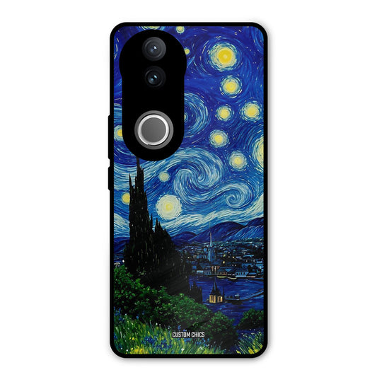Oil Painting Vivo V50 Mobile Back Cover - Aesthetic PrintShield Case