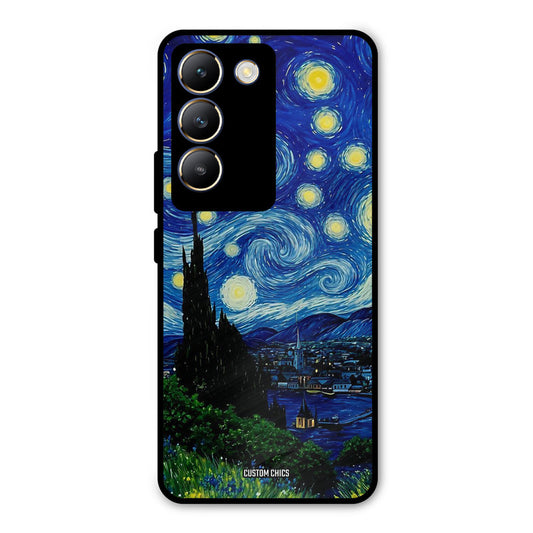 Oil Painting Vivo Y200e Mobile Back Cover - Aesthetic PrintShield Case