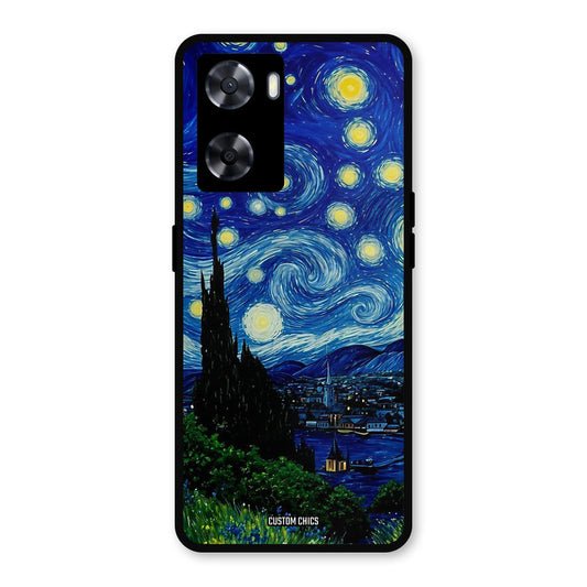 Oil Painting Oppo A57 2022 Mobile Back Cover - Aesthetic PrintShield Case