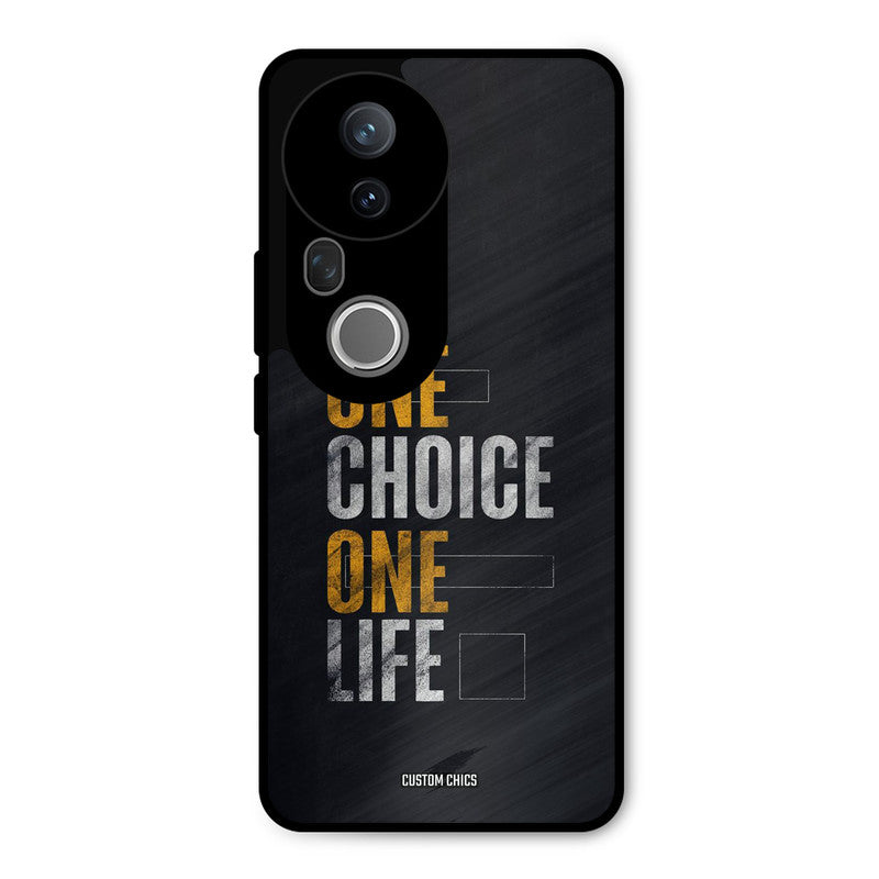 One Life Vivo T4 Ultra Mobile Back Cover - Typography PrintShield Case