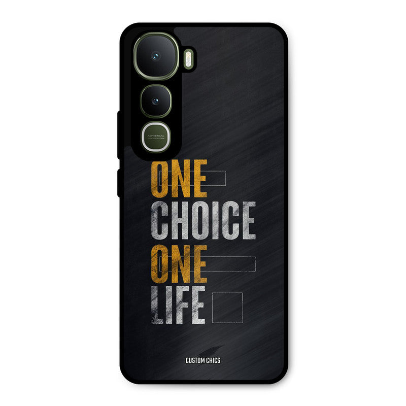 One Life Vivo Y400 Mobile Back Cover - Typography PrintShield Case
