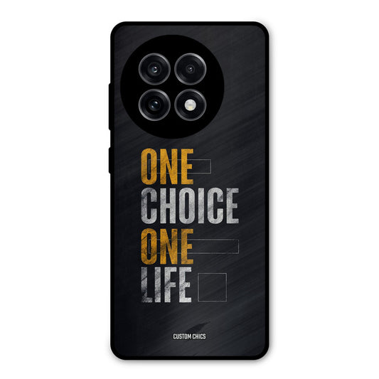 One Life OnePlus 13R Mobile Back Cover - Typography PrintShield Case