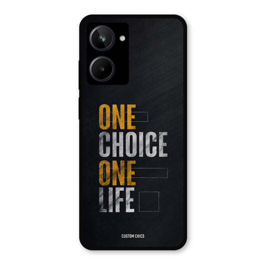One Life Realme 10 Mobile Back Cover - Typography PrintShield Case