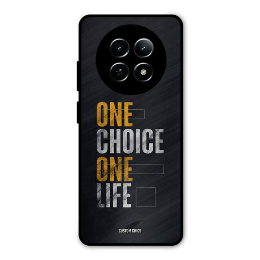 One Life Realme Narzo N65 Mobile Back Cover - Typography PrintShield Case
