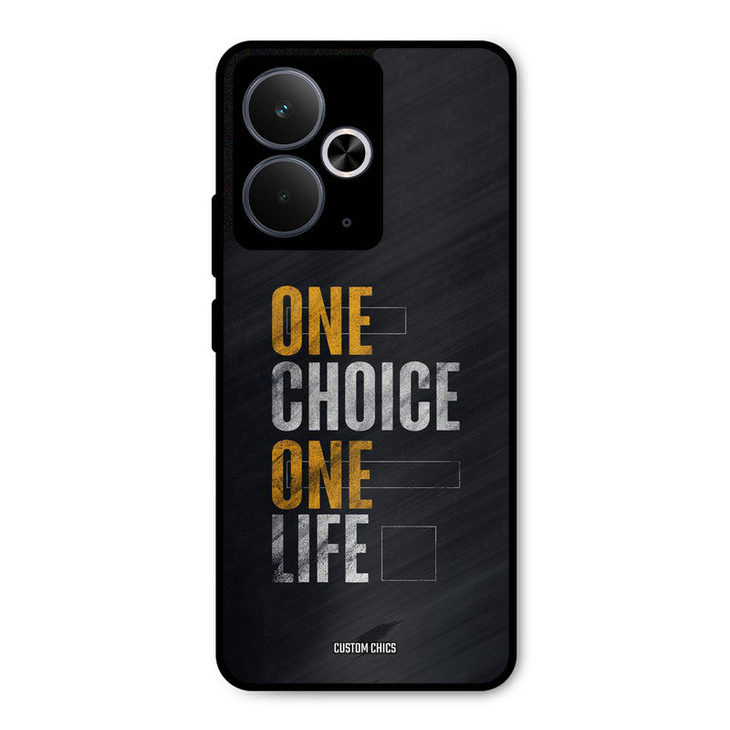 One Life Realme 14T Mobile Back Cover - Typography PrintShield Case