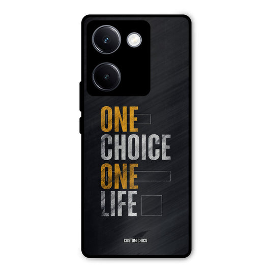 One Life Vivo Y300 Plus Mobile Back Cover - Typography PrintShield Case