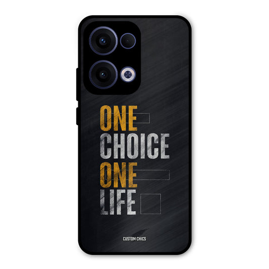 One Life Oppo Reno 13 5G Mobile Back Cover - Typography PrintShield Case