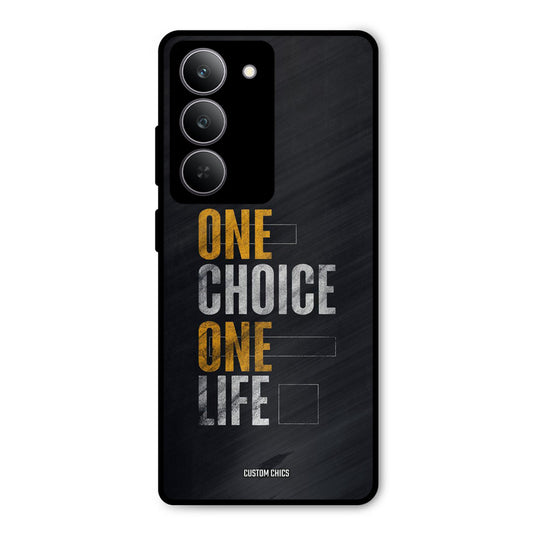 One Life Realme 14x Mobile Back Cover - Typography PrintShield Case