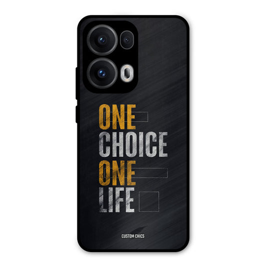 One Life Oppo Reno 13 Pro 5G Mobile Back Cover - Typography PrintShield Case