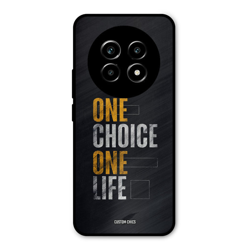 One Life Realme 14 Pro lite Mobile Back Cover - Typography PrintShield Case