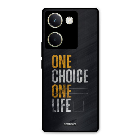 One Life Vivo Y200 Pro Mobile Back Cover - Typography PrintShield Case