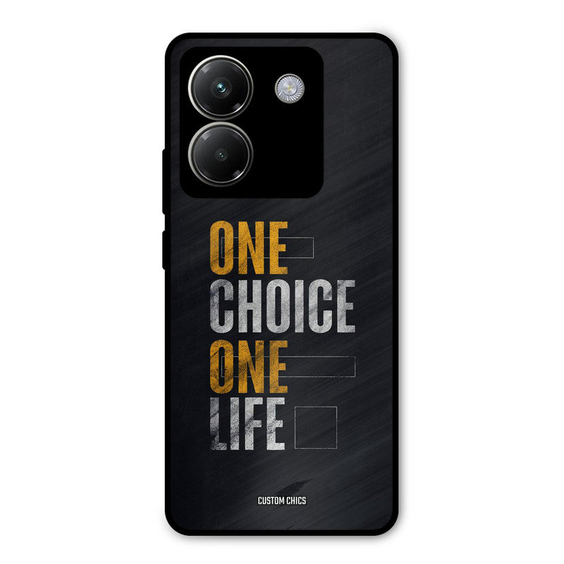 One Life Poco M7 Pro Mobile Back Cover - Typography PrintShield Case