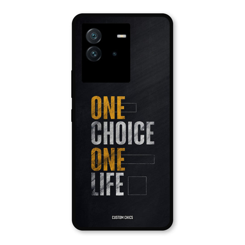 One Life iQoo Neo 6 Mobile Back Cover - Typography PrintShield Case