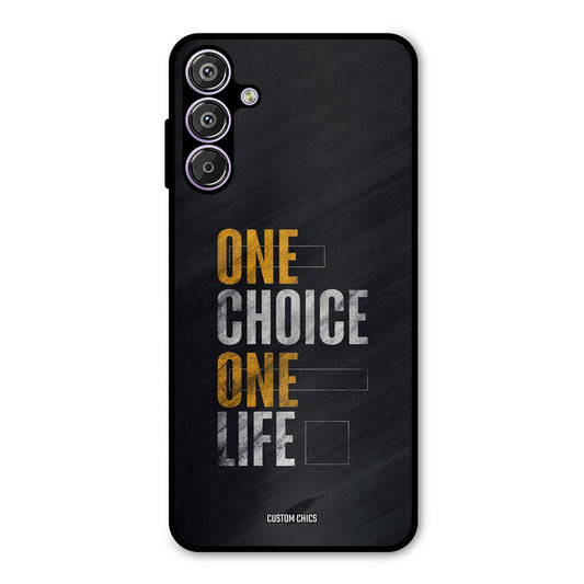 One Life Samsung Galaxy F15 Mobile Back Cover - Typography PrintShield Case