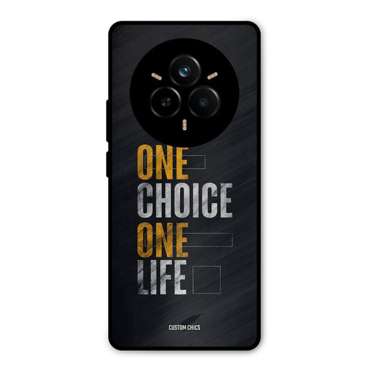 One Life Realme 14 Pro Mobile Back Cover - Typography PrintShield Case