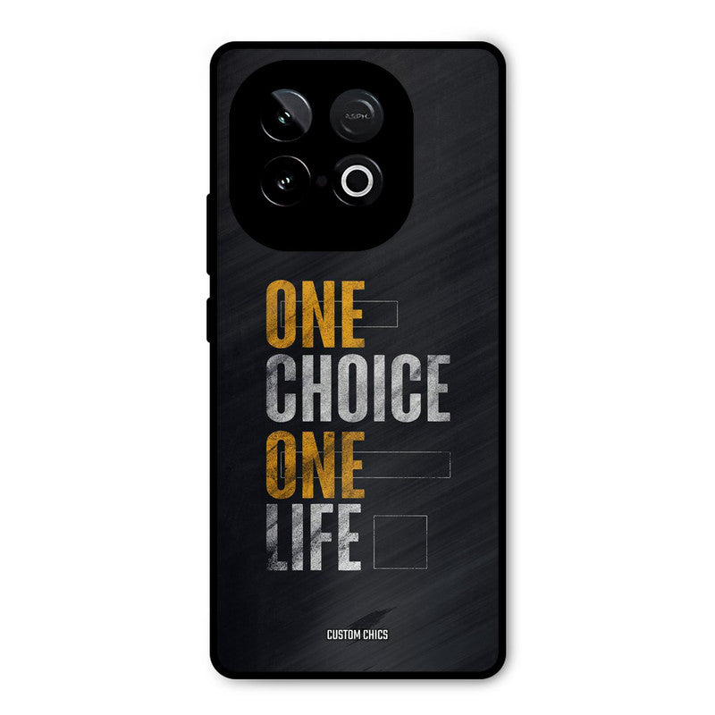 One Life iQOO Neo 10 Mobile Back Cover - Typography PrintShield Case