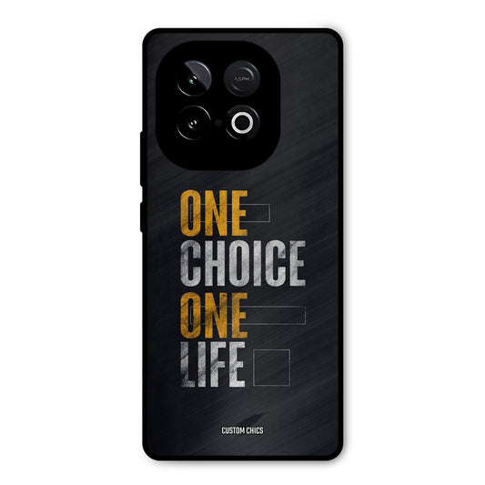 One Life iQOO Neo 10 Mobile Back Cover - Typography PrintShield Case