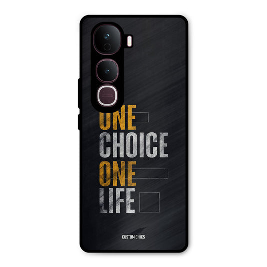 One Life Vivo Y400 Pro Mobile Back Cover - Typography PrintShield Case