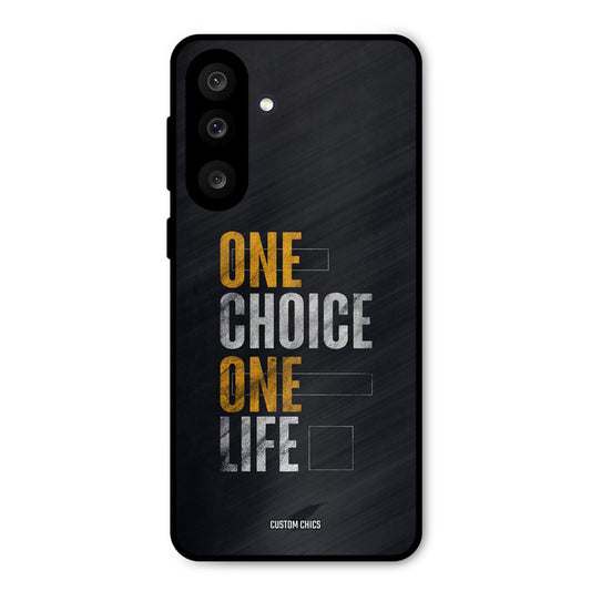 One Life Samsung Galaxy M56 Mobile Back Cover - Typography PrintShield Case