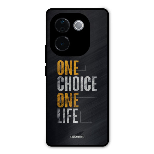 One Life Vivo T3 Pro Mobile Back Cover - Typography PrintShield Case