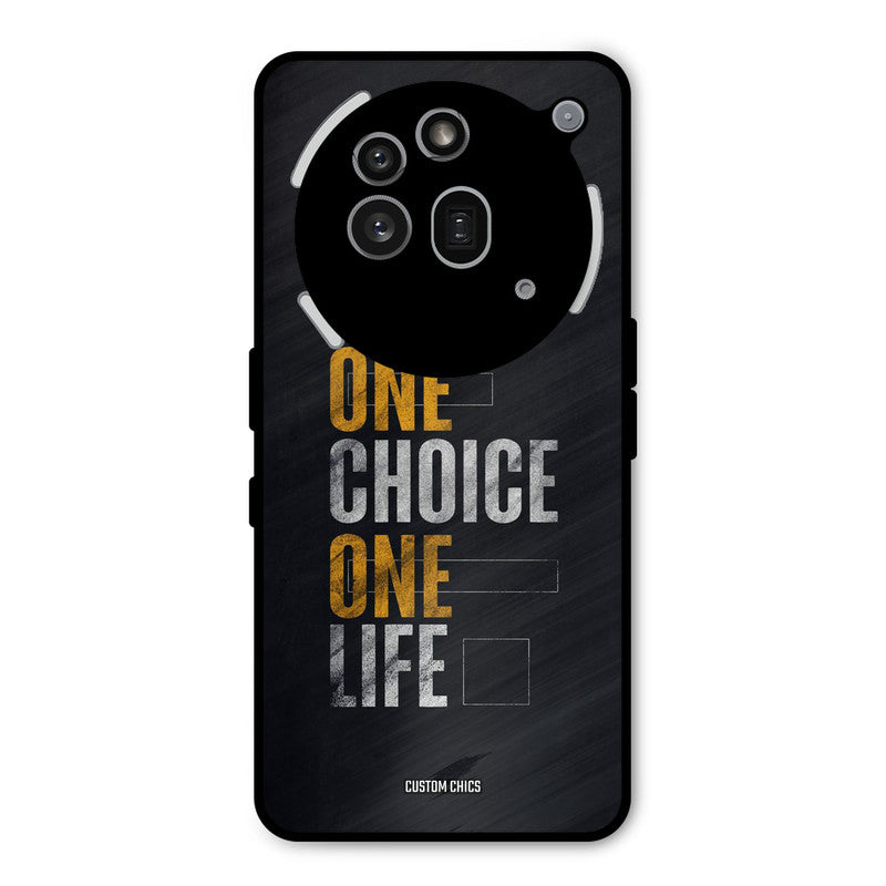 One Life Nothing Phone 3A Pro Mobile Back Cover - Typography PrintShield Case