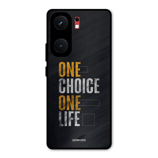 One Life iQOO Neo 9 Pro Mobile Back Cover - Typography PrintShield Case