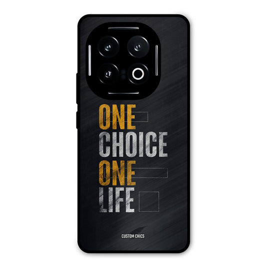 One Life iQOO 13 Mobile Back Cover - Typography PrintShield Case