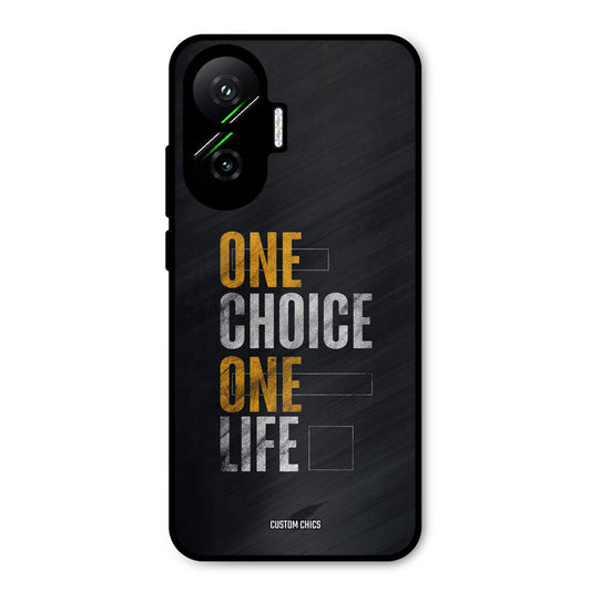 One Life Poco F7 5G Mobile Back Cover - Typography PrintShield Case