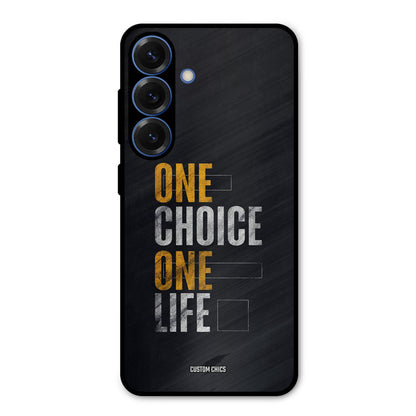 One Life Samsung Galaxy S25 Mobile Back Cover - Typography PrintShield Case